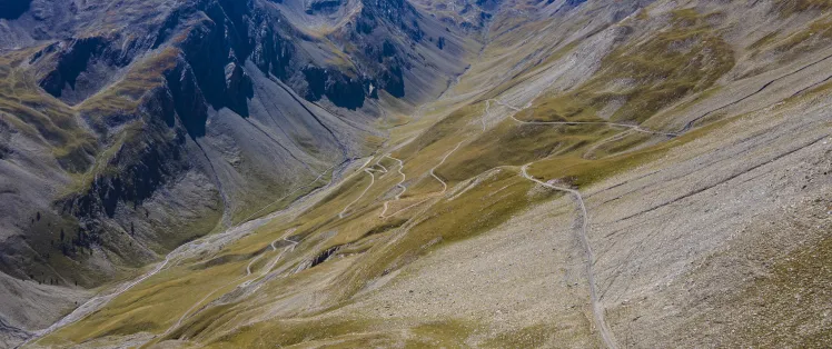 Parpaillon de grava del lado de Ubaye