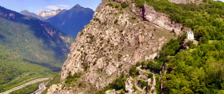 Las curvas de Montvernier en el descenso del Col de Chaussy