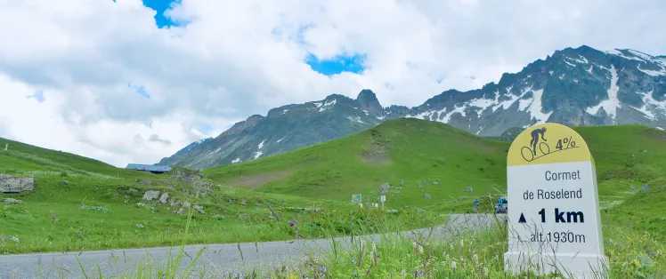 La verde cumbre de Cormet de Roselend