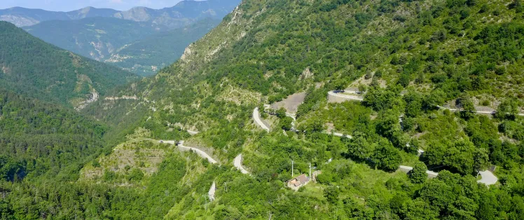 Cara norte del Col de Turini