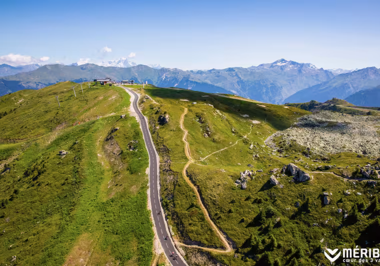 foto aérea Col de la Loze
