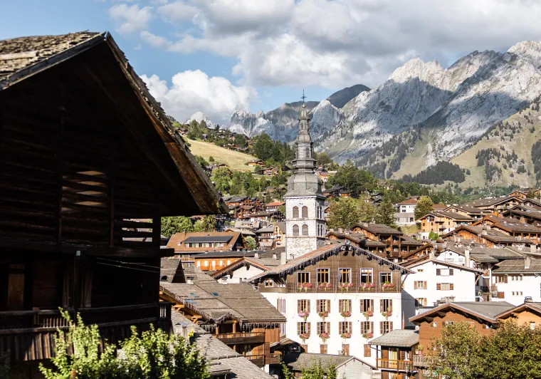 El pueblo de La Clusaz