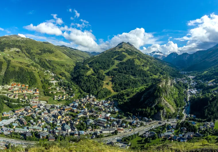 Valloire pueblo galibier