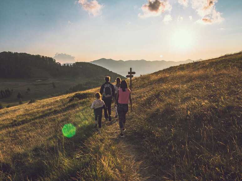 Randonnée famille Valberg