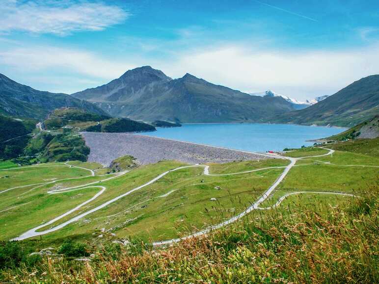 Le barrage et le lac du Mont Cenis