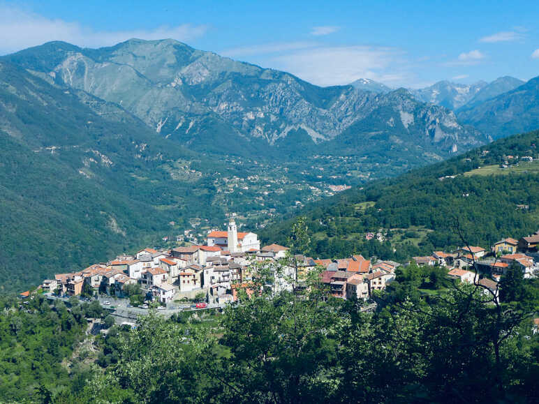 La Bollène-Vésubie dans les Alpes Maritimes