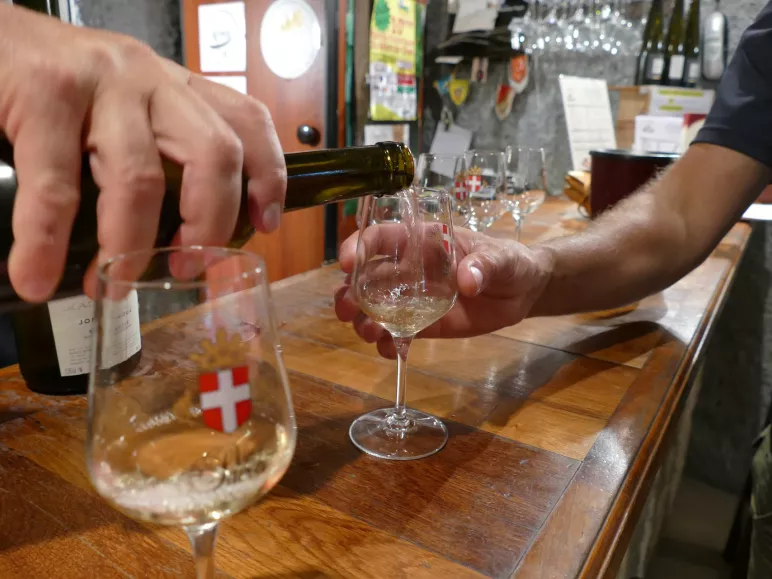 Degustación de vinos de Saboya