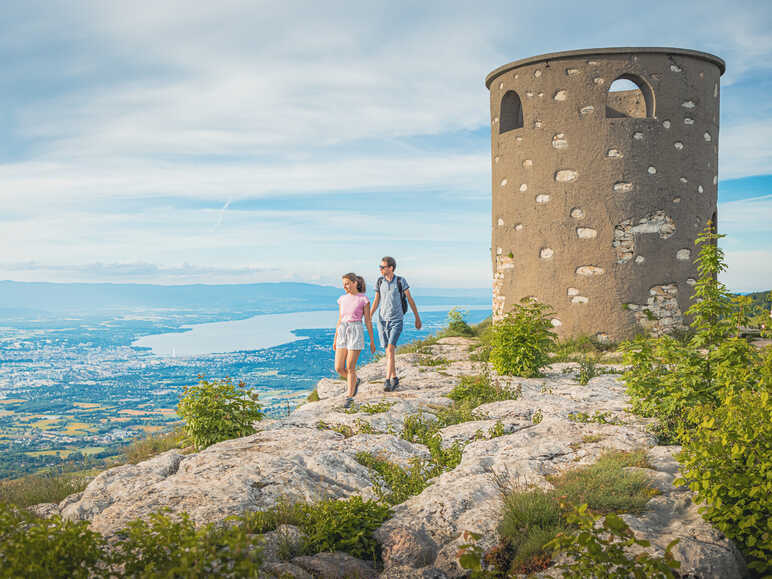 senderismo en el saleve